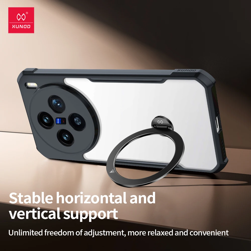 Xundd 360° Rotatable Stand Case with Camera Protection and Shockproof Magnetic Cover