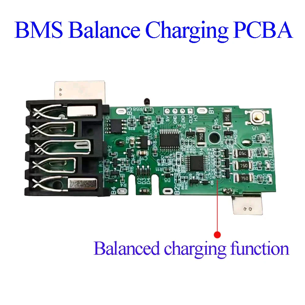 M18 리튬 이온 배터리 케이스용 15X18650 밀워키 18V 9Ah 하우징용 BMS PCB 밸런스 충전 보호 회로 기판 쉘