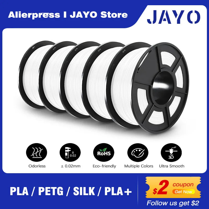 Materiais de Filamento de Impressora para Impressora 3d Madeira Arco-íris Mármore Pla Meta Petg Seda Pla Plus 5kg 175 mm Jayo3d - Imagem 4