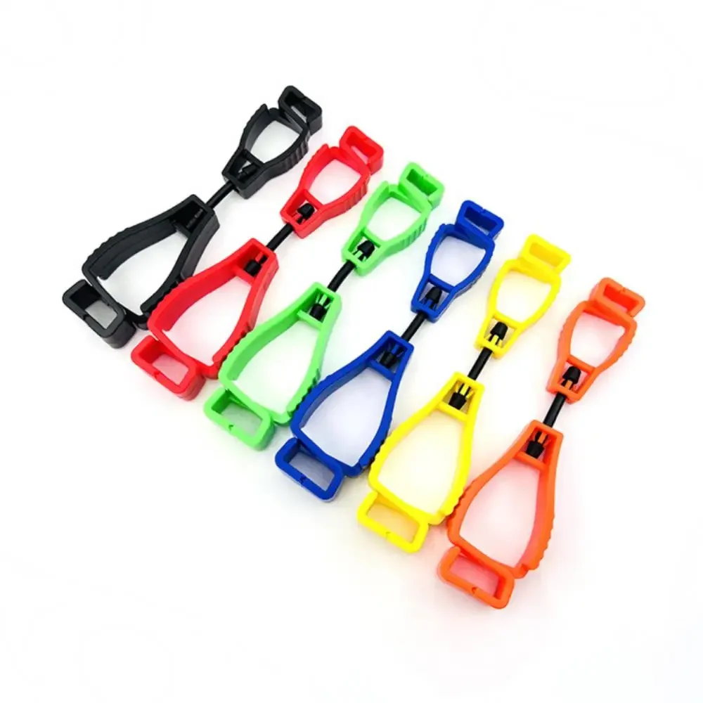 Gloves Clips 1PC Gloves Clip Hanger Safety Glove Holder Plastic Working Gloves Clamp Safety Work Guard Multifunctional Camping Tools