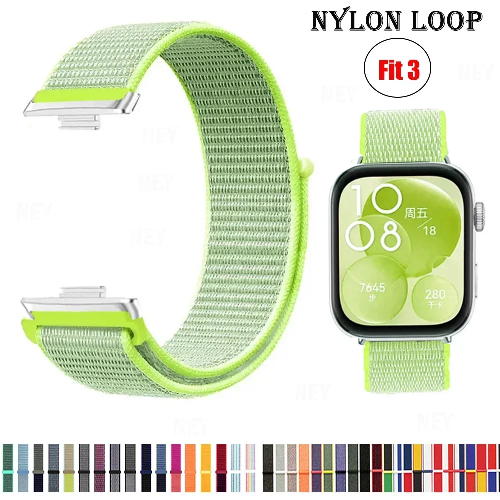 Breathable Nylon Loop Sport Band for Smartwatches - Adjustable and Stylish Watch Strap Accessory