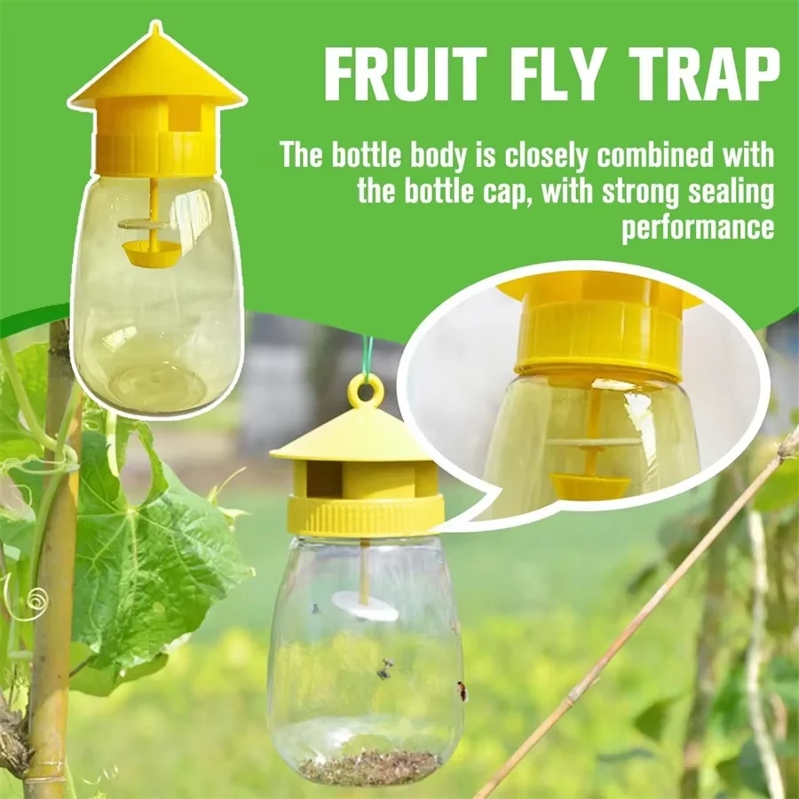 Eco-Friendly Fruit Fly Trap & Insect Catcher for Effective Pest Control