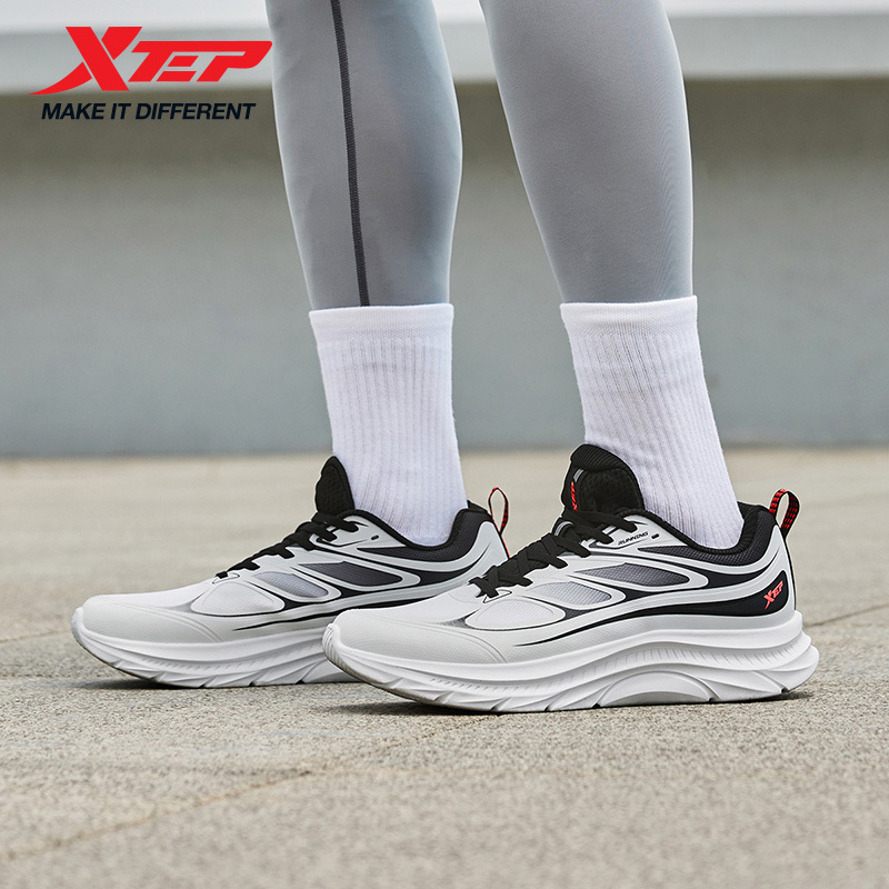 Xtep Qiyuan FW Running Shoes Men's Summer Mesh Breathable Wear-resistant Sports Lightweight Casual Cushioning Shoes 875319110018
