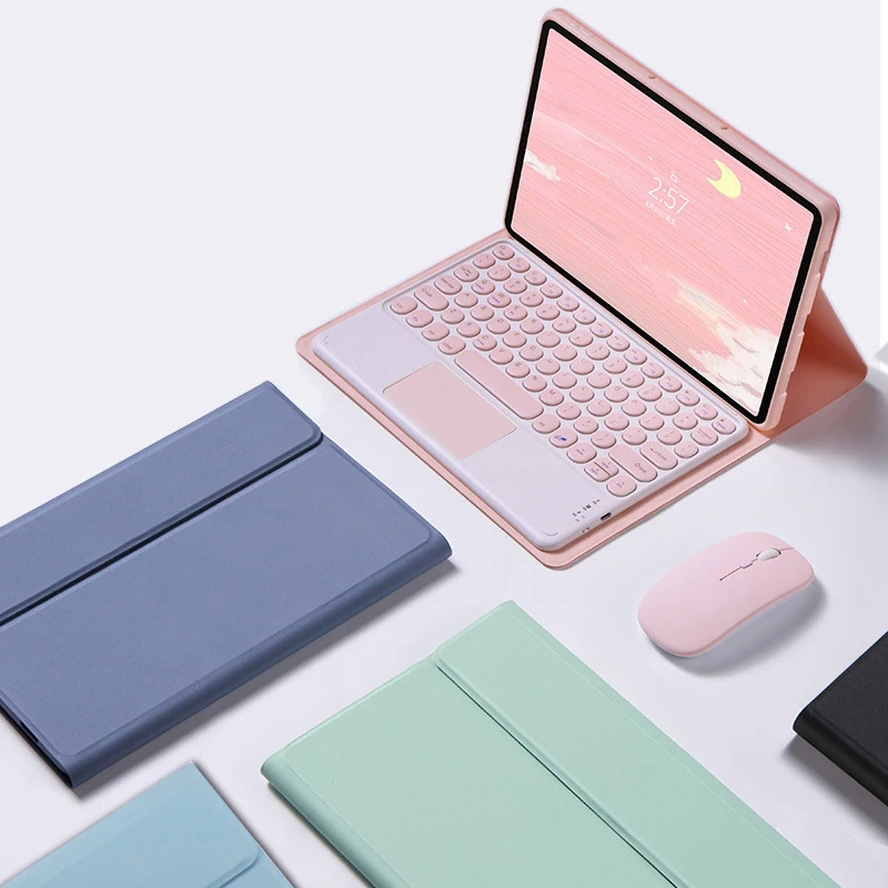Capa de Teclado Magnético sem Fio Xiaomi Redmi Pad se 11 Smart Cover Russo Espanhol Coreano 2023 - Imagem 3