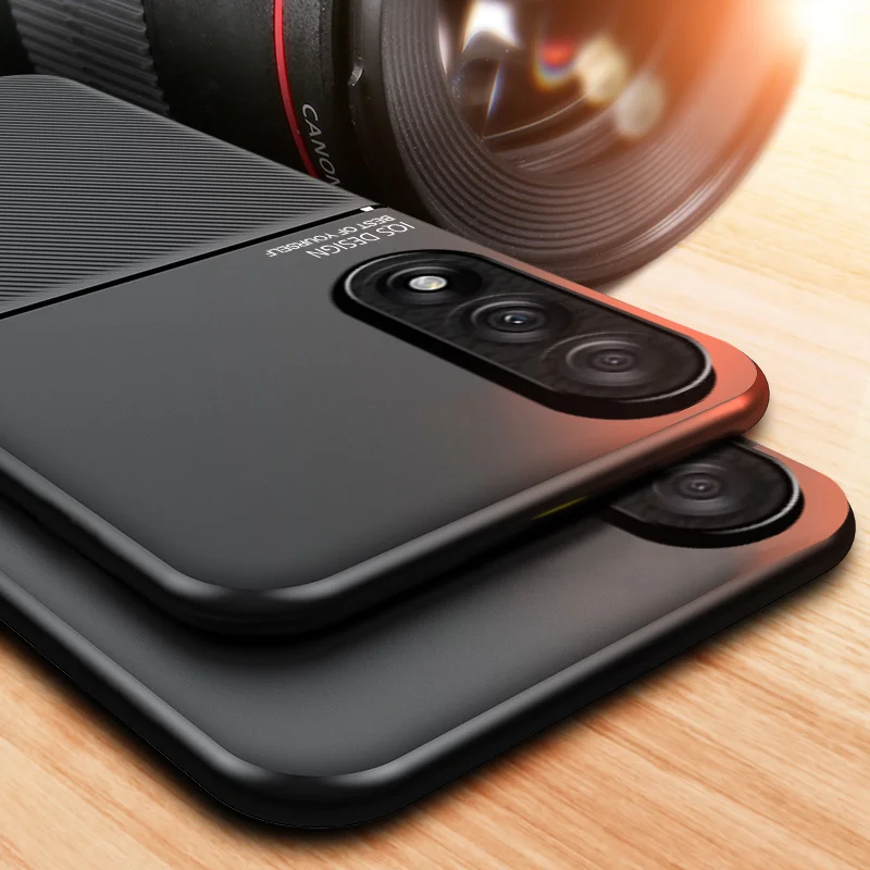 Magnetic Leather Protective Phone Case with Soft Back Cover