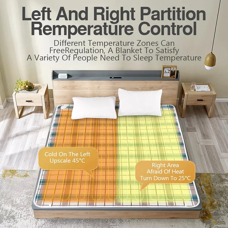 150cm Electric Blanket 220v Home Bed Sheet Thermal Heater Mat Heating  Mattress Winter Thermostat Body Warmer Ddouble Cushion Pad - AliExpress