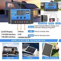 Onduleur solaire 6000W, système de production d'énergie complet avec panneau solaire 600W, sortie 110V/220V, alimentation domestique extérieure Mobile 5