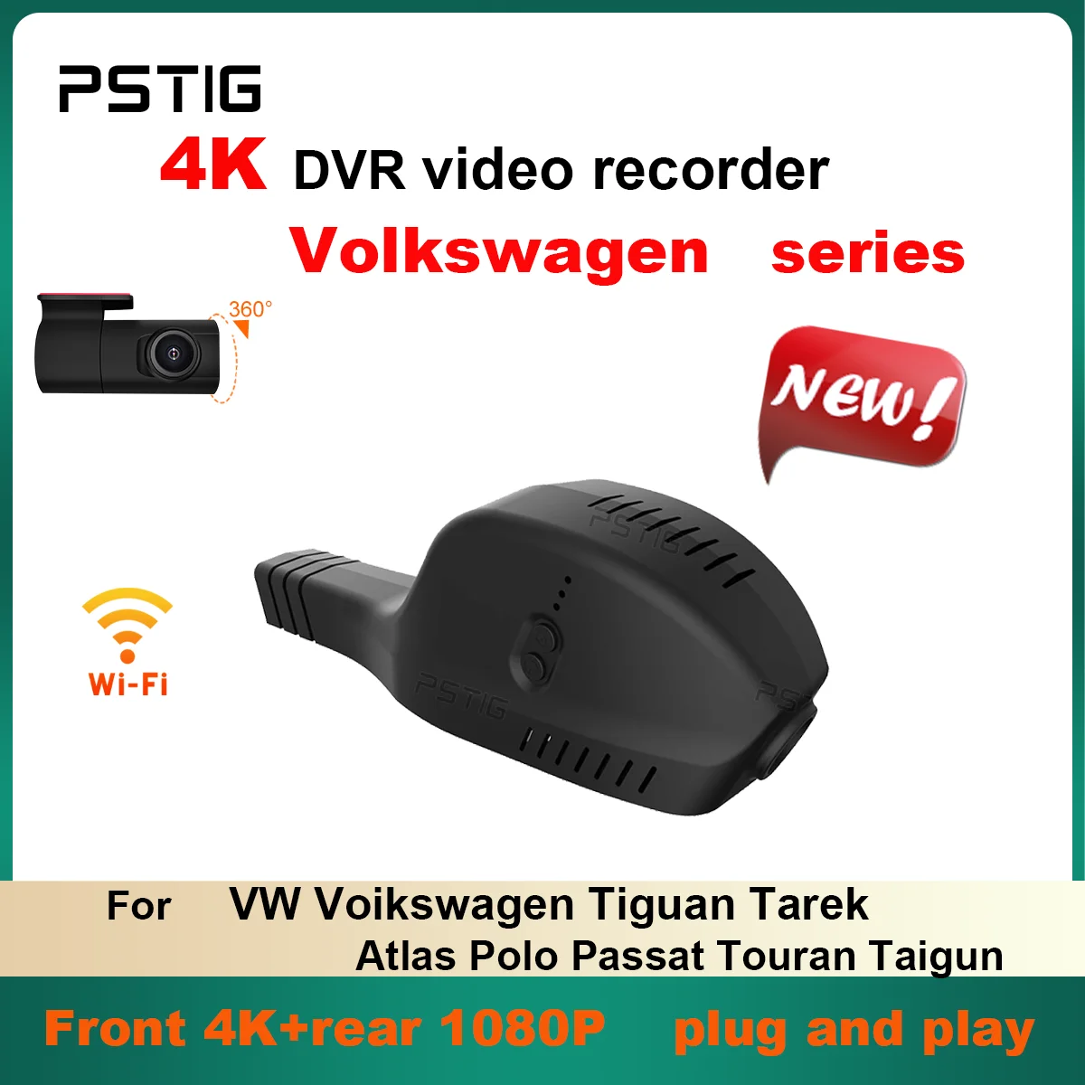 4K HD 2160P Dash Cam For Volkswagen VW Golf Sportsvan 7 Polo Passat Eos Bora Touran Tiguan Magotan B8 Jetta Car Dvr Dashcam APP