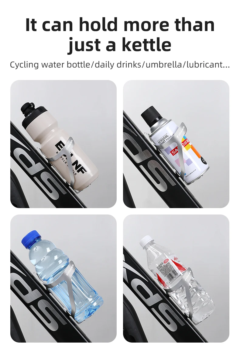 Ultraleichter Fahrrad-Flaschenhalter aus Aluminiumlegierung, langlebig, für Rennrad, Wasserflaschenhalterung, universeller Mountainbike-Flaschenhalter – Detail 8