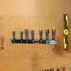 Hardware Tool Storage Rack Wall Mount Hammer Pliers Organizer Shelf Heavy Duty Floating Tools Metal Wrench Screwdriver Holder 5