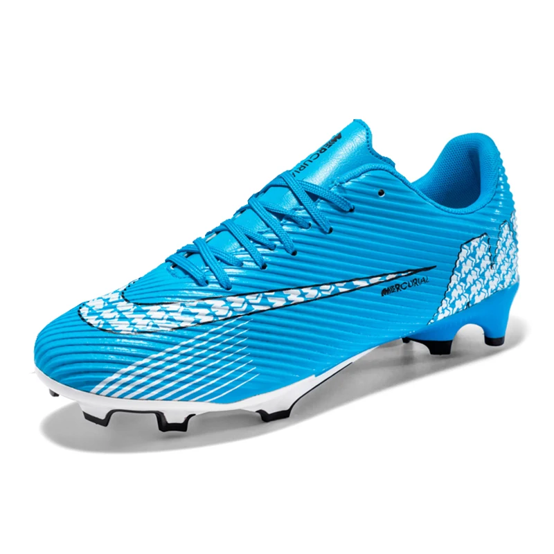 MenSoccerCleatsProfessionalOutdoorSportsTrainingSoccerShoesFutsalGrassLongSpikesNon