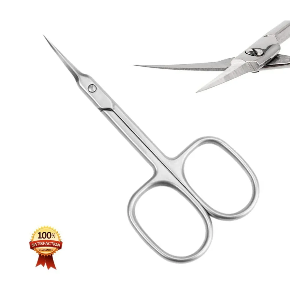 Beauty Curved Cuticle Scissors Small Toenail Cutting Shear Nail Art Trimmer