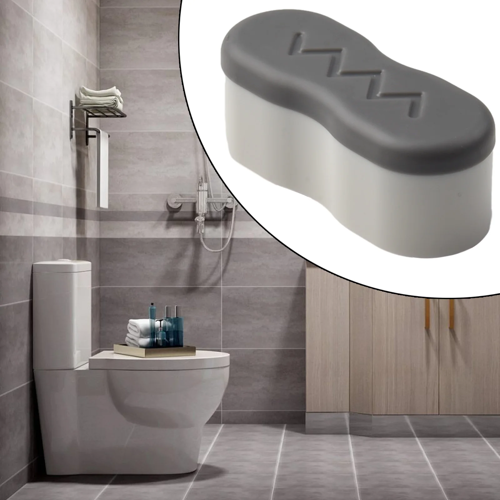 

4 Pcs Antislip Toilets Cover Gasket Bumper Self-adhesive Seats Cushioning Pads Provides A Great Buffering 4.5x2.5x1.8 Cm