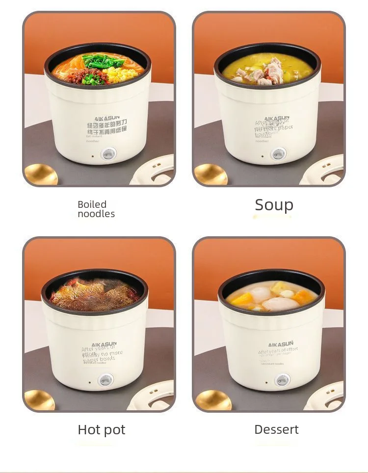 Description Picture 6 of itemMini Multi-function Electric Skillet Suitable For Dormitory Home Use Integrated Hot Pot Steamer Boiler