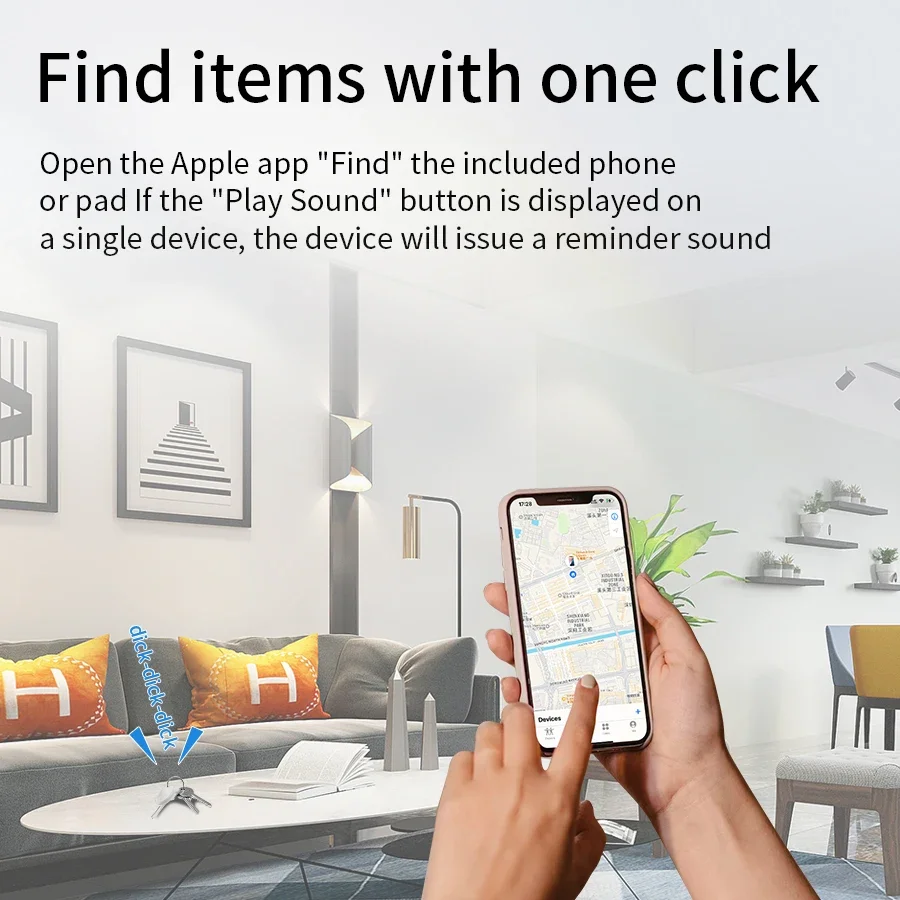 Smart Bluetooth Anti Lost Tracking Device GPS Tracker Find My App MFI Locator AirTag for IOS Apple iPhone Key Car Pet Kid