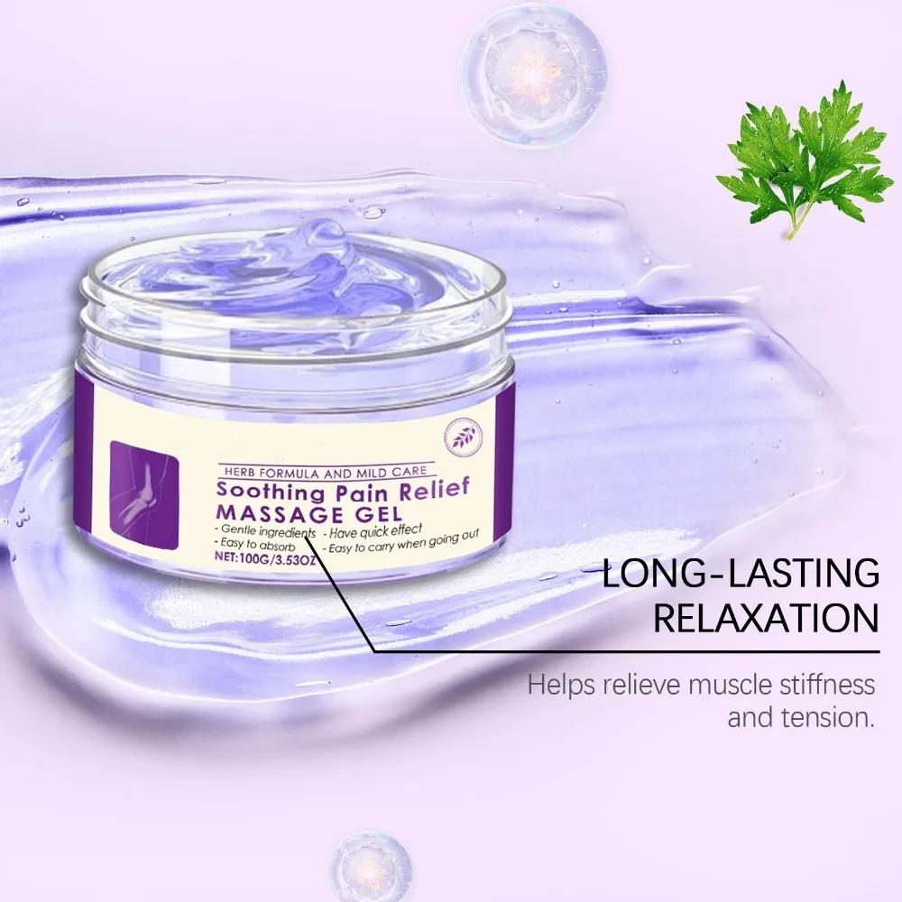 Gentle And Non-irritating Kresin Joint Purple Gel Easily Absorbed Soothes Knees Joint Pain Gel Turmeric Extract Kresin