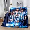 Football superstar L-Leo-Messi-i flannel adult and children's blanket sofa bed decoration blanket portable blanket gift