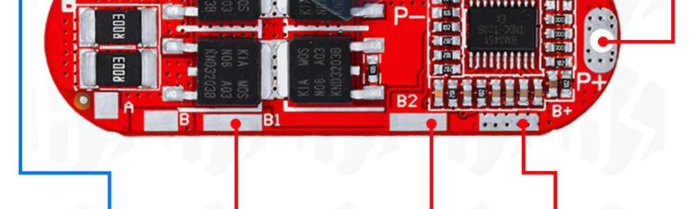 1 ~ 10PCS Bms 1S 2S 10A 3S 4S 5S 25A Bms 18650 Li-Ion Lipo Lithium-Batterie Schutz Platine Modul PCB Pcm 18650 Lipo Bms – Detail 22