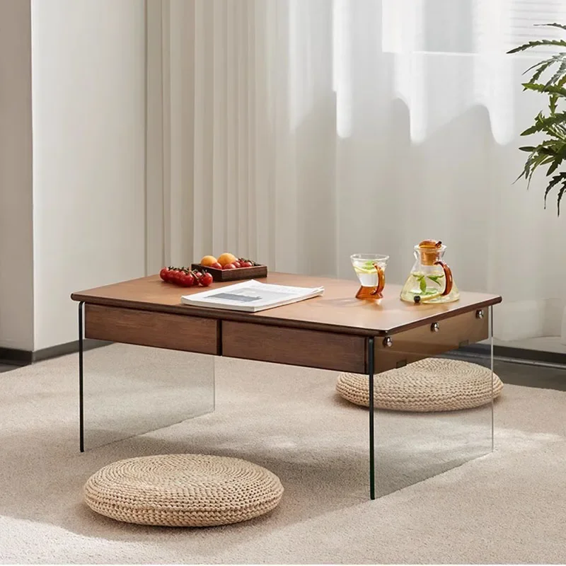 Modern Rattan Coffee Table Bedroom Cute Nordic Designer Outdoor Tea Table Writing Breakfast Books Mesa Auxilia Balcony Furniture