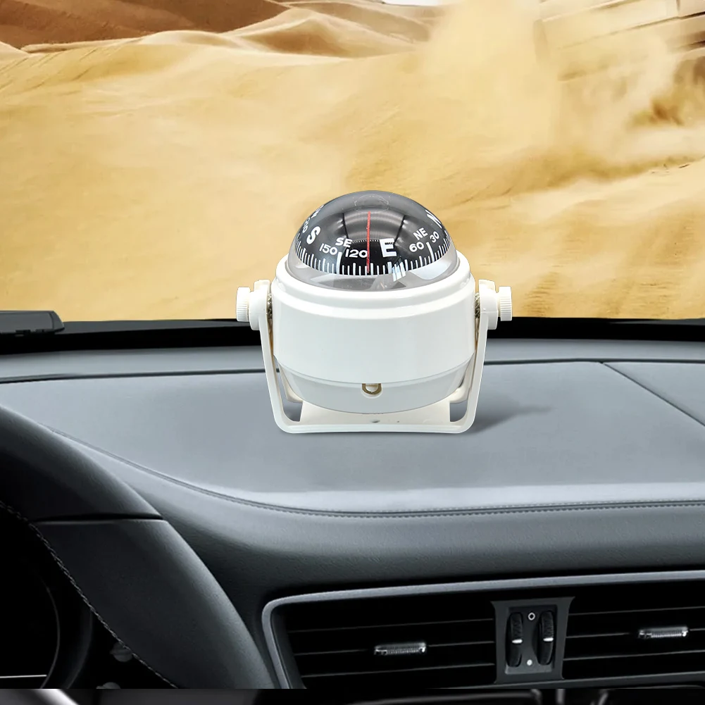 Ball Shaped Nautical Compass Splashproof Sea Pivoting Marine Boat Electronic Navigation Guide