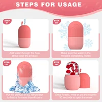 Moule à glaçons en silicone pour le visage, 1 pièce, pour la beauté et les soins de la peau, rouleau à glace pour le visage 5