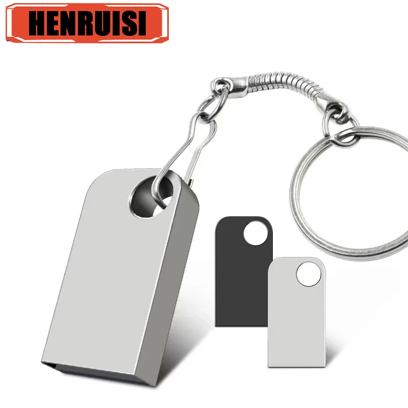 

Mini Pen Drive 128GB Memory Portable Waterproof U Disk High-Speed USB2.0 Data Transmission Metal USB Flash Drive