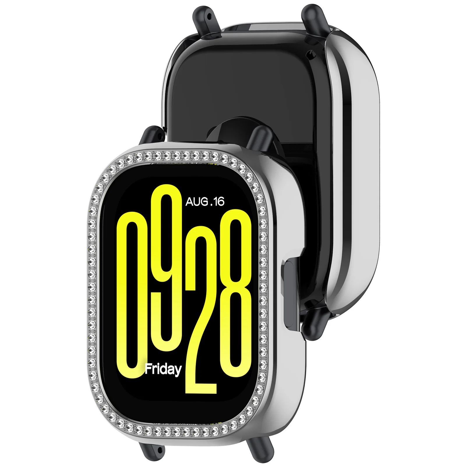 Bling PC Hohlgehäuse für Redmi Watch 5 Active/Lite Diamond Crystal Bumper Redmi Smart Watch 5 Lite/5 Active Zubehör – Detail 14