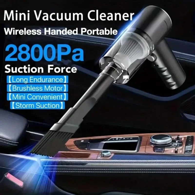 Vacuum Cleaner USB Charging Car Household Small Fully Automatic High Power Powerful Cleaning vacuum cleaner handheld vacuum cleaner wireless vacuum cleaner portable vacuum cleaner