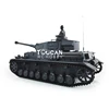 1/16 7.0 2.4G Heng Long Plastic German Panzer IV F2 RTR RC Tank 3859 360° Turret TH17396-SP-SMT4 4