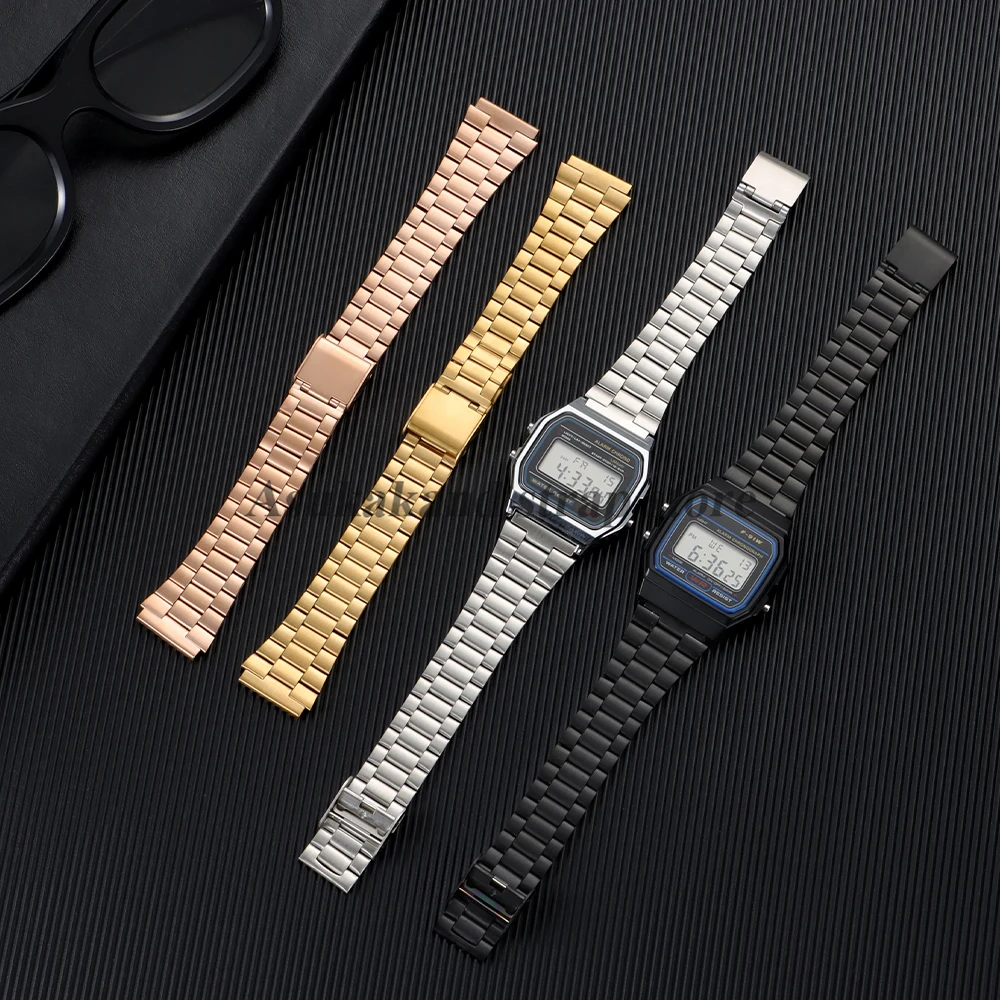18mm Stainless Steel Watch Band Bracelet