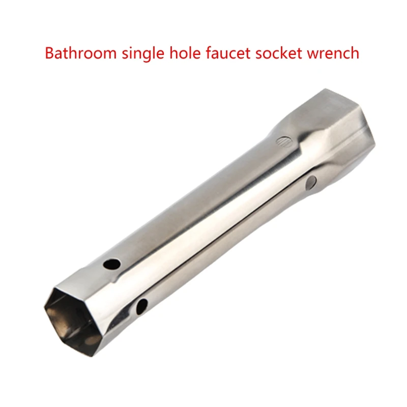 Plumbers Spanner Wrench Set Shower Valve Socket Wrench Set Tubular Box Wrench for Water Tap Installation Maintenance Tools