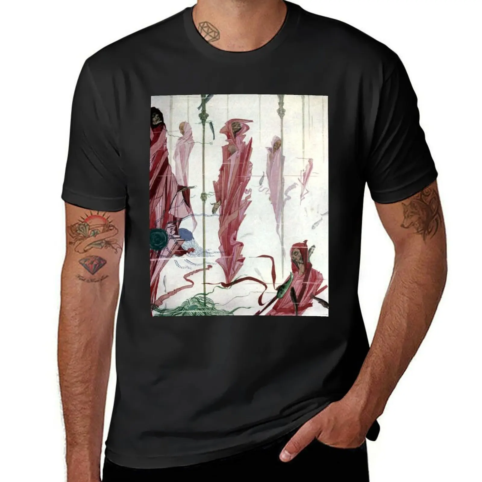 

The Dying Patriot - Harry Clarke, The Years at the Spring T-shirt vintage quick-drying anime clothes customizeds Men's t-shirt