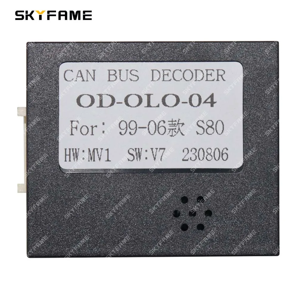 16Pin Car Wiring Harness Adapter Canbus Box Decoder Android Radio Power Cable For Volvo S80 XC70 V70 S60 SKYFAME automobile connector