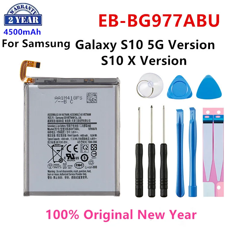 

Оригинальный аккумулятор 100% мАч для Samsung GALAXY S10, телефон версии S10 X, аккумулятор с инструментами и инструментами