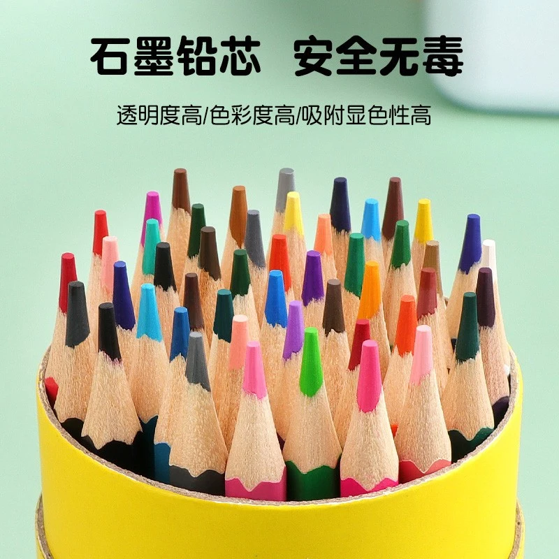 12PCS Square Body Pastel Colored Pencil - China Color Pencil, Drawing Pencil