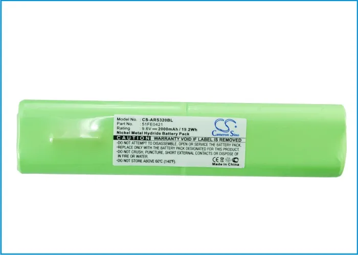 

Barcode Scanner Ni-MHBattery For Allflex 51FE0421 Allflex RS320 PW320 Volts 9.6 Capacity 700mAh