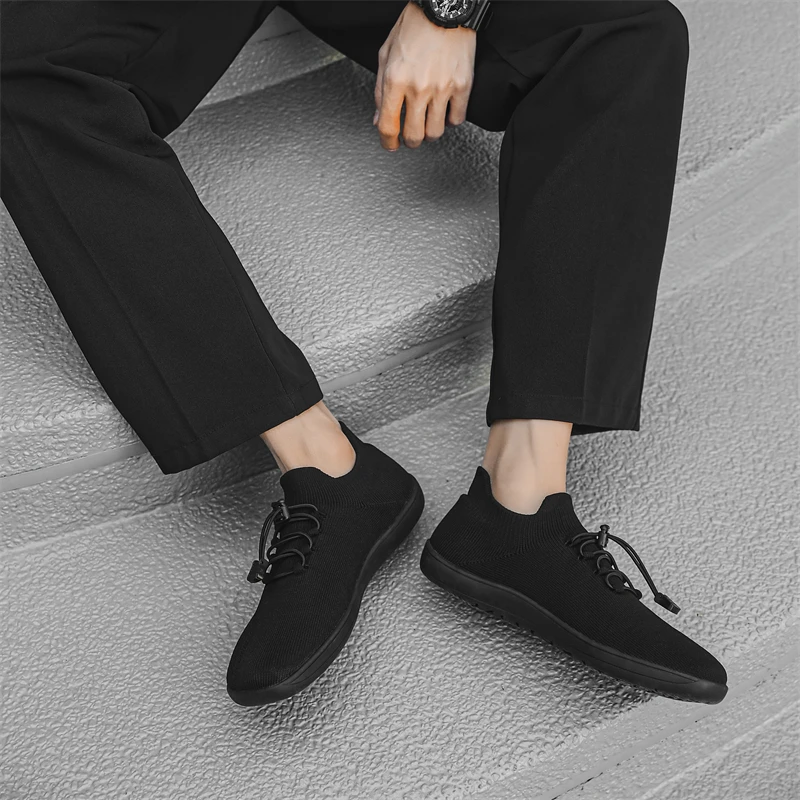 Atmungsaktive Barfußschuhe Aus Mesh Für Herren Mit Breiter Zehenbox_voghion.com