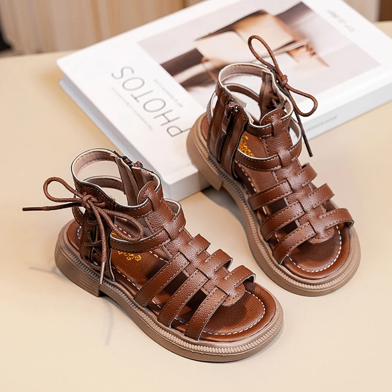 Soft Bottom Anti Slip Girls Princess Beach Sandals