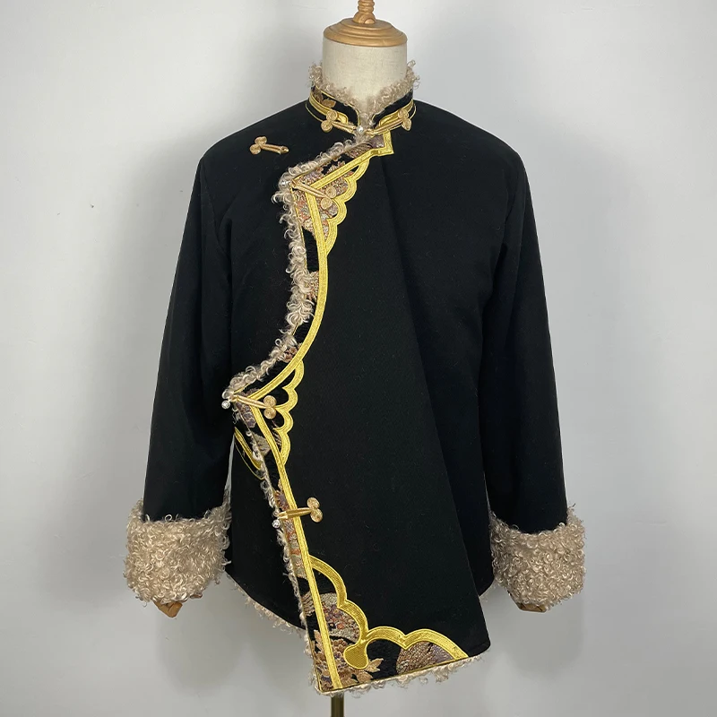 Tibetan Clothing Winter New Tibetan Clothing Men Women With Embroidery And Thick Coat Ethnic Wind cotton-padded