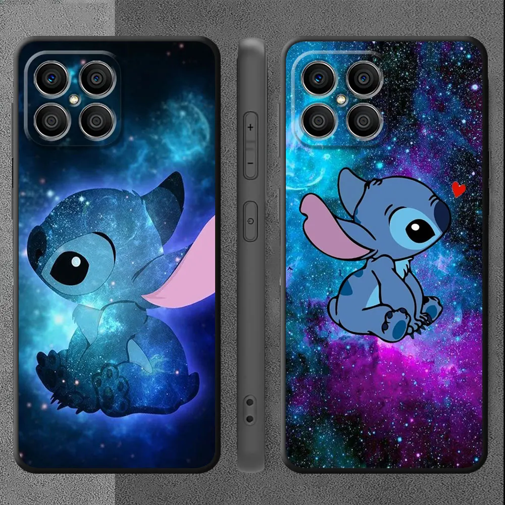 Custodia Per Huawei Honor X8 8X X9A X7 X6A X6 90 Pro 70 Lite 50 20 P40 P30 Y9 2019 Y8S 20I Cover Morbida Per Telefono Tpu Lilo Stitch Cartoon