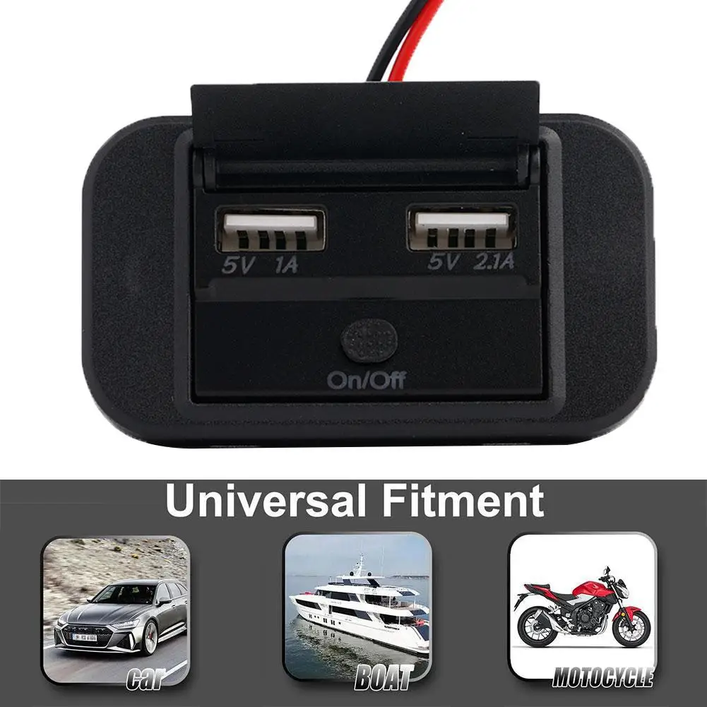 

Сетевое зарядное устройство с двумя Usb-портами, 12 В/24 В, X3u8