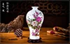 Ceramics Vase for Home Furnishing Decoration, Crafts, Palace Table, Fake Flower Pot, Ornaments, Florero Flower Vase, High 23 cm 4