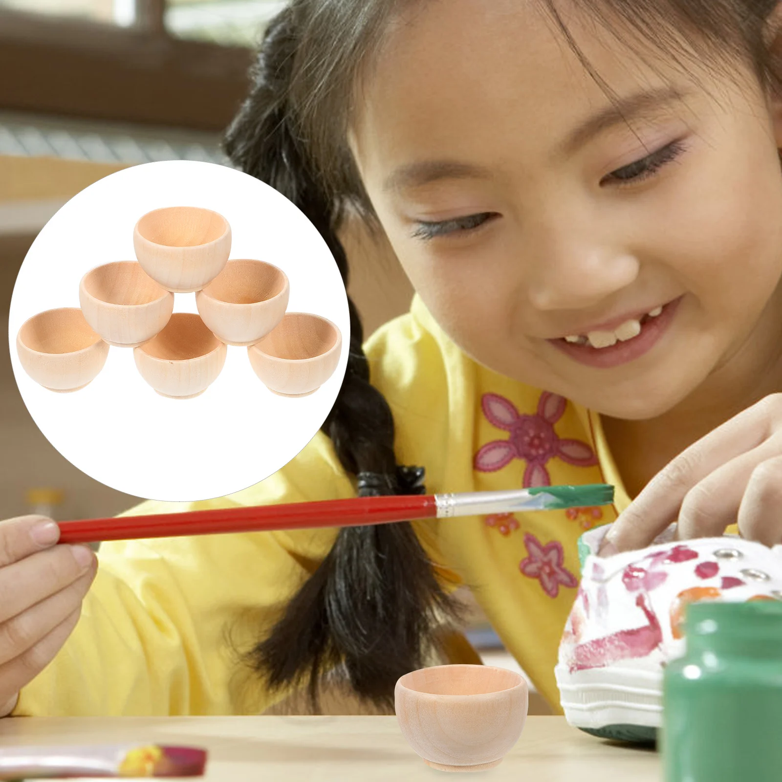 

Small Unfinished Wooden Bowls Pinch Bowls Condiment Cups Salt Cellars Nuts Bowls Unpainted Miniature Bowls Diy Painting Art