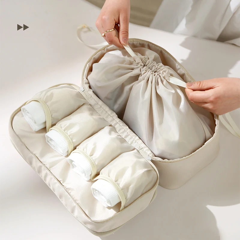Portable Travel Storage Bag Multi-function Bra Underwear Organizer Bags Toiletry Cosmetic Case for Outdoor Travel Storage Bag 4