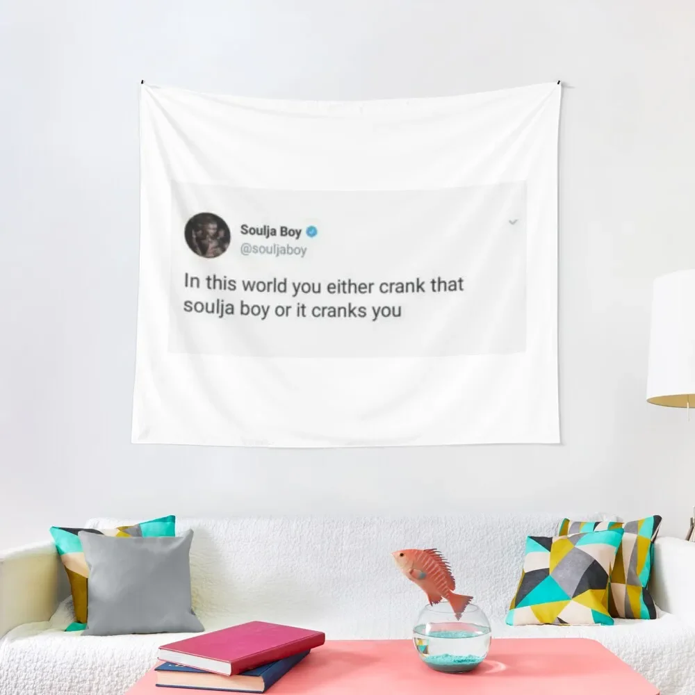 

Soulja Boy Tweet Tapestry House Decor Bedroom Decor Luxury Living Room Decoration Tapestry