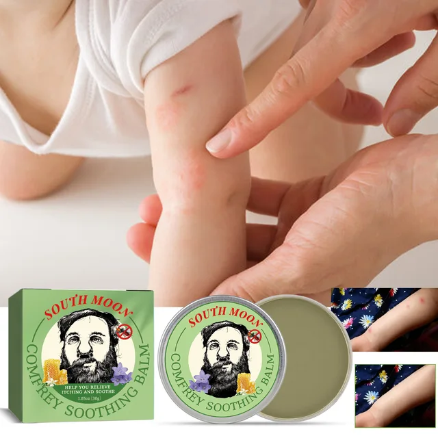 30g Comfrey Soothing Balm Prevent Mosquito Bites Natural Safety Baby Children Mosquito Repellent Skin Itching Care Repair Cream