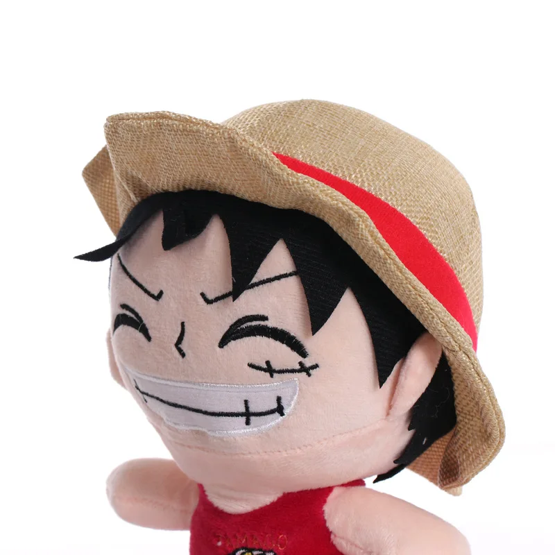 14CM-20CM One Piece Anime Luffy Plush Toys Cartoon Chopper Luffy Stuffed Doll Children Kid Birthday Gift Home Decor