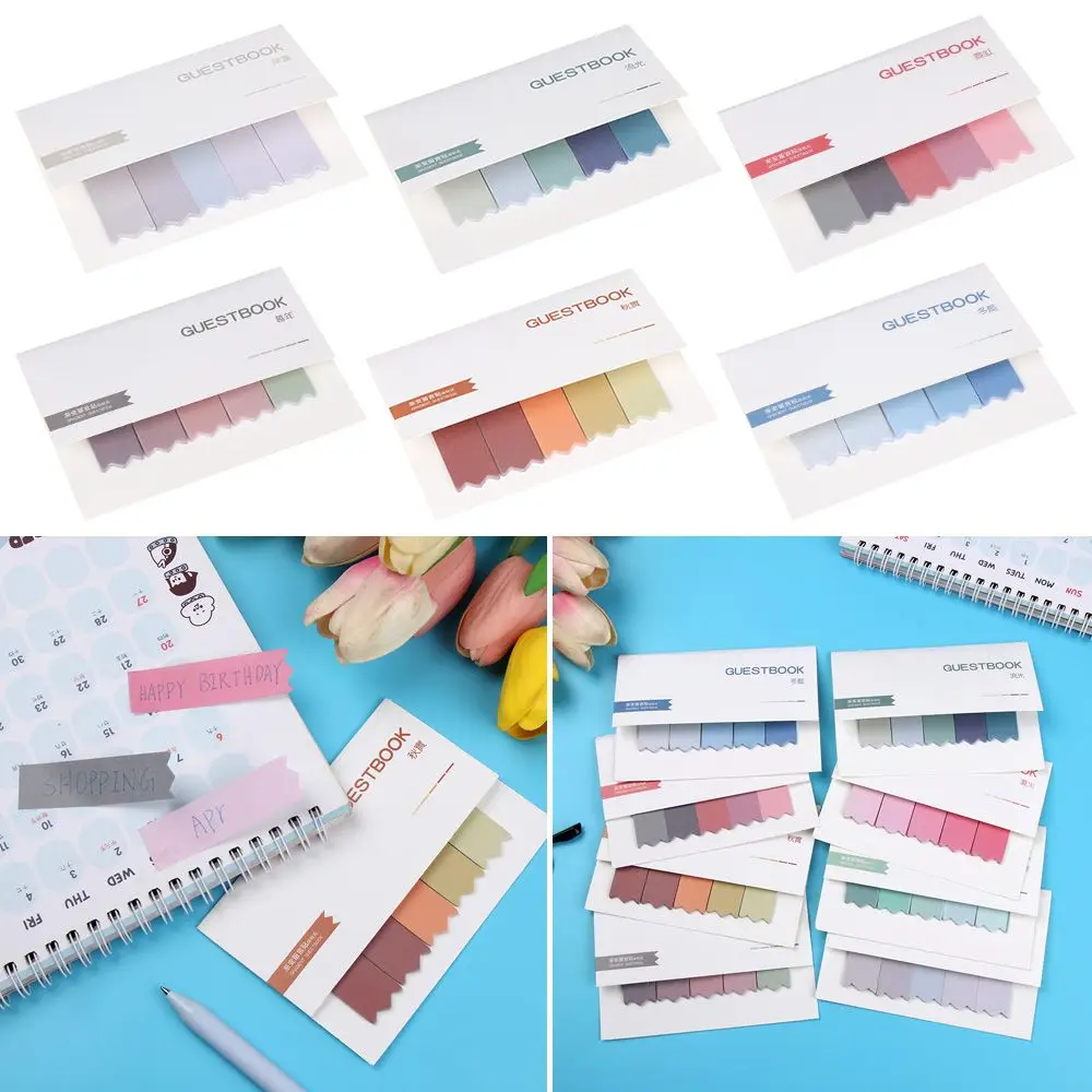 

Self-adhesive Multi-function Stickers Classification Label Writable Sticky Notes Memo Pad Index for Pages Book Mark
