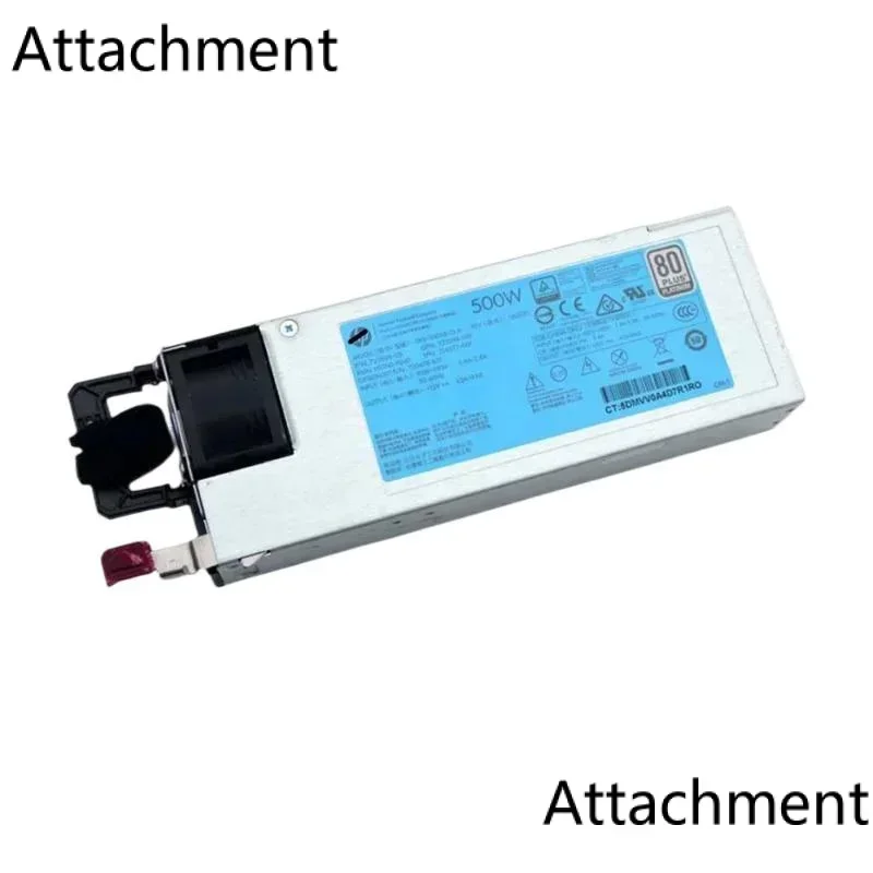 

Для HP DL360 DL380 DL388 DL560 ML350 Supply 500W 723594-001 754377-001 723595-101 720478-B21 HSTNS-PC40