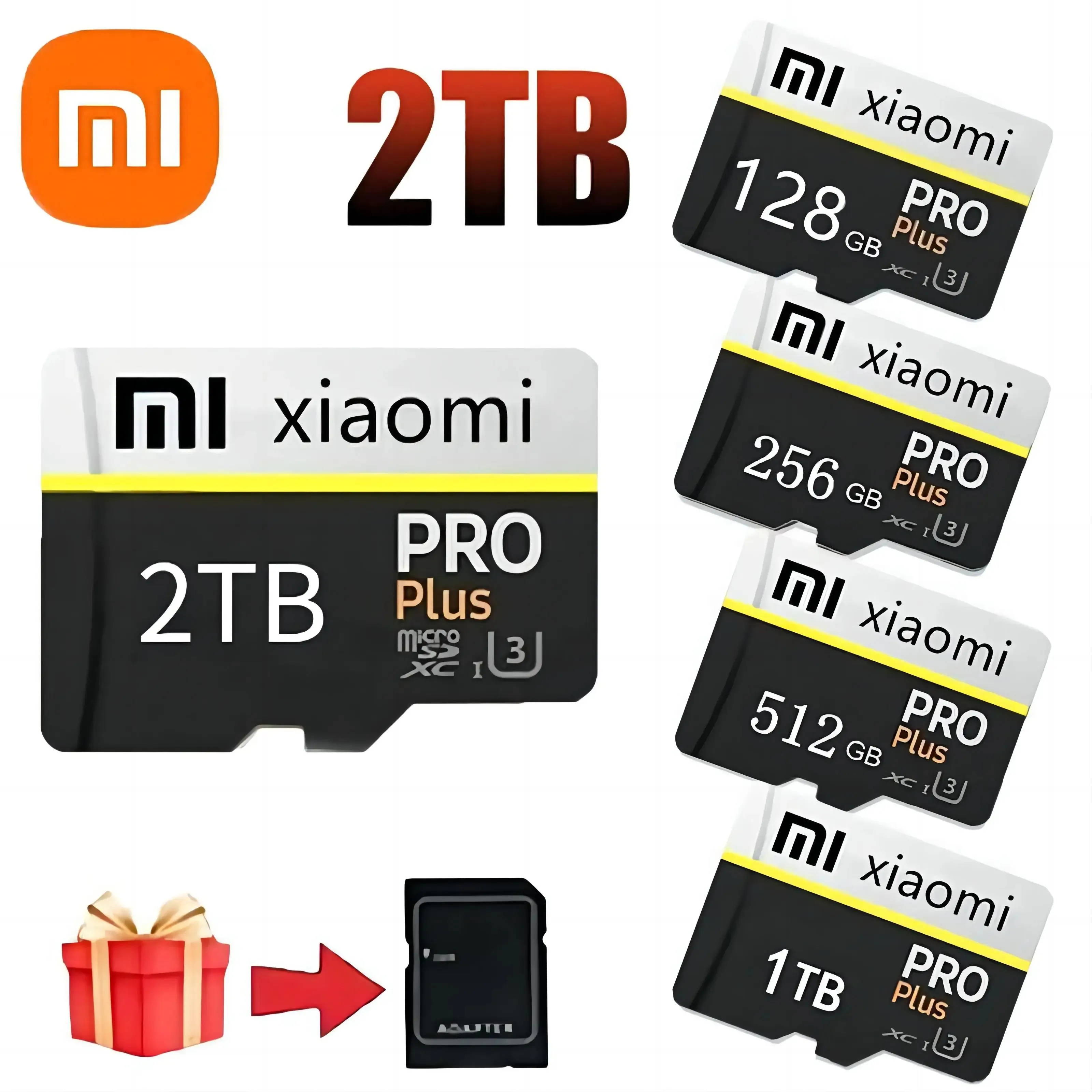 

Карта Micro SD Xiaomi 256 ГБ, 512 ГБ, 1 ТБ